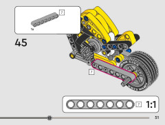 LEGO 42225 instructions page 51 – build guide