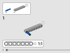 LEGO 42225 instructions page 6 – build guide