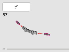 LEGO 42225 instructions page 62 – build guide