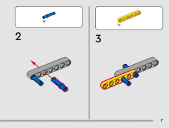 LEGO 42225 instructions page 7 – build guide