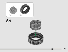 LEGO 42225 instructions page 71 – build guide