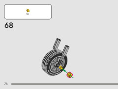 LEGO 42225 instructions page 74 – build guide