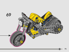 LEGO 42225 instructions page 75 – build guide