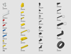 LEGO 42225 instructions page 78 – build guide