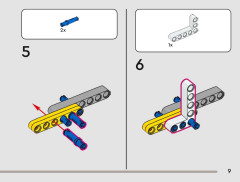 LEGO 42225 instructions page 9 – build guide