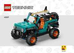 LEGO 42227 instructions page 1 – build guide