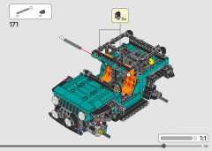 LEGO 42227 instructions page 129 – build guide