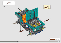 LEGO 42227 instructions page 93 – build guide