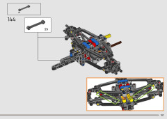 LEGO 42228 instructions page 107 – build guide