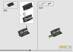 LEGO 42228 instructions page 257 – build guide
