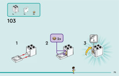 LEGO 42603 instructions page 75 – build guide