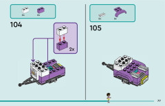 LEGO 42603 instructions page 77 – build guide
