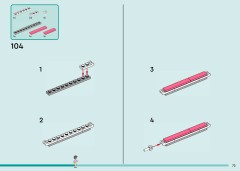 LEGO 42604 instructions page 73 – build guide