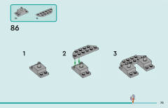 LEGO 42605 instructions page 73 – build guide