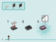 LEGO 42606 instructions page 8 – build guide