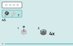 LEGO 42609 instructions page 72 – build guide
