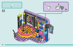 LEGO 42610 instructions page 70 – build guide