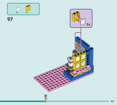 LEGO 42614 instructions page 107 – build guide