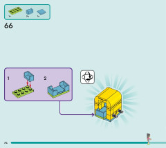 LEGO 42614 instructions page 74 – build guide