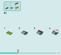 LEGO 42614 instructions page 99 – build guide