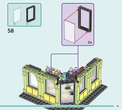 LEGO 42618 instructions page 73 – build guide