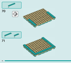 LEGO 42624 instructions page 74 – build guide