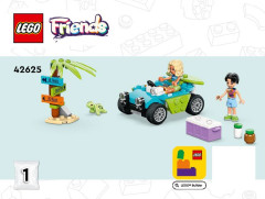 LEGO 42625 instructions page 1 – build guide