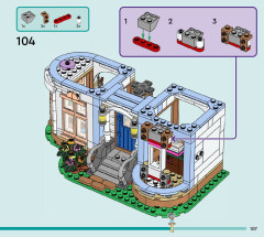 LEGO 42638 instructions page 107 – build guide