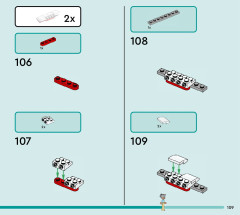 LEGO 42638 instructions page 109 – build guide