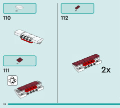 LEGO 42638 instructions page 110 – build guide