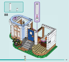 LEGO 42638 instructions page 87 – build guide