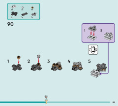 LEGO 42638 instructions page 89 – build guide