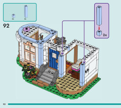LEGO 42638 instructions page 92 – build guide