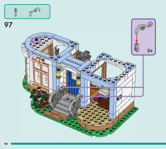 LEGO 42638 instructions page 98 – build guide