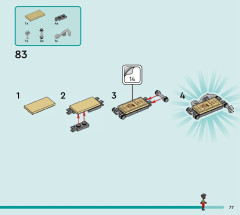 LEGO 42638 instructions page 77 – build guide