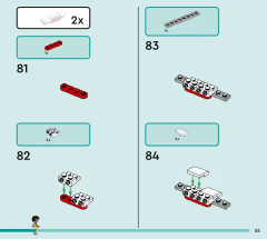 LEGO 42638 instructions page 55 – build guide