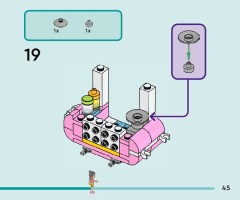 LEGO 42643 instructions page 45 – build guide