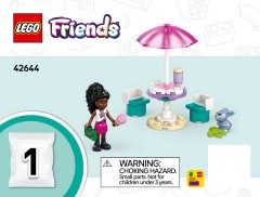 LEGO 42644 instructions page 1 – build guide