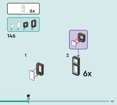 LEGO 42655 instructions page 123 – build guide
