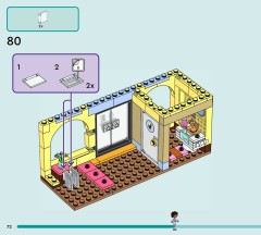 LEGO 42655 instructions page 72 – build guide