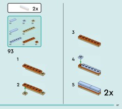 LEGO 42655 instructions page 87 – build guide