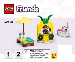 LEGO 42658 instructions page 1 – build guide
