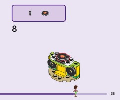 LEGO 42658 instructions page 35 – build guide