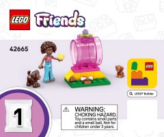 LEGO 42665 instructions page 1 – build guide