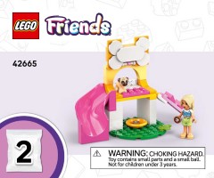 LEGO 42665 instructions page 1 – build guide