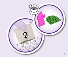 LEGO 42665 instructions page 3 – build guide