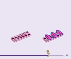 LEGO 42665 instructions page 55 – build guide