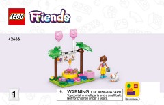 LEGO 42666 instructions page 1 – build guide