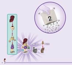 LEGO 42666 instructions page 2 – build guide