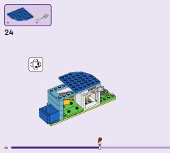 LEGO 42666 instructions page 24 – build guide